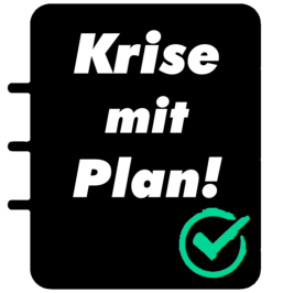 'Krise mit Plan!'-Logo